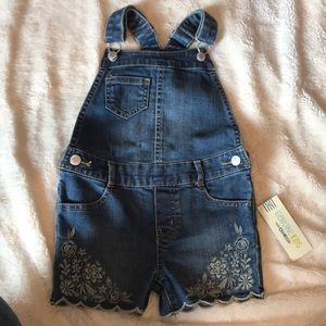 Overall Jean shorts 4T